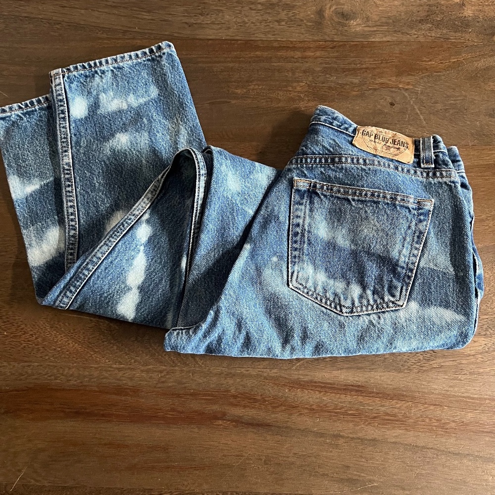 Vintage Y2K GAP Bleached Jeans Size 10